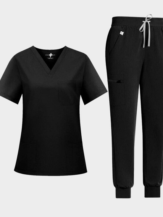 Other - Unisex Nursing Scrub ( Black) Union Tech - Size - Med